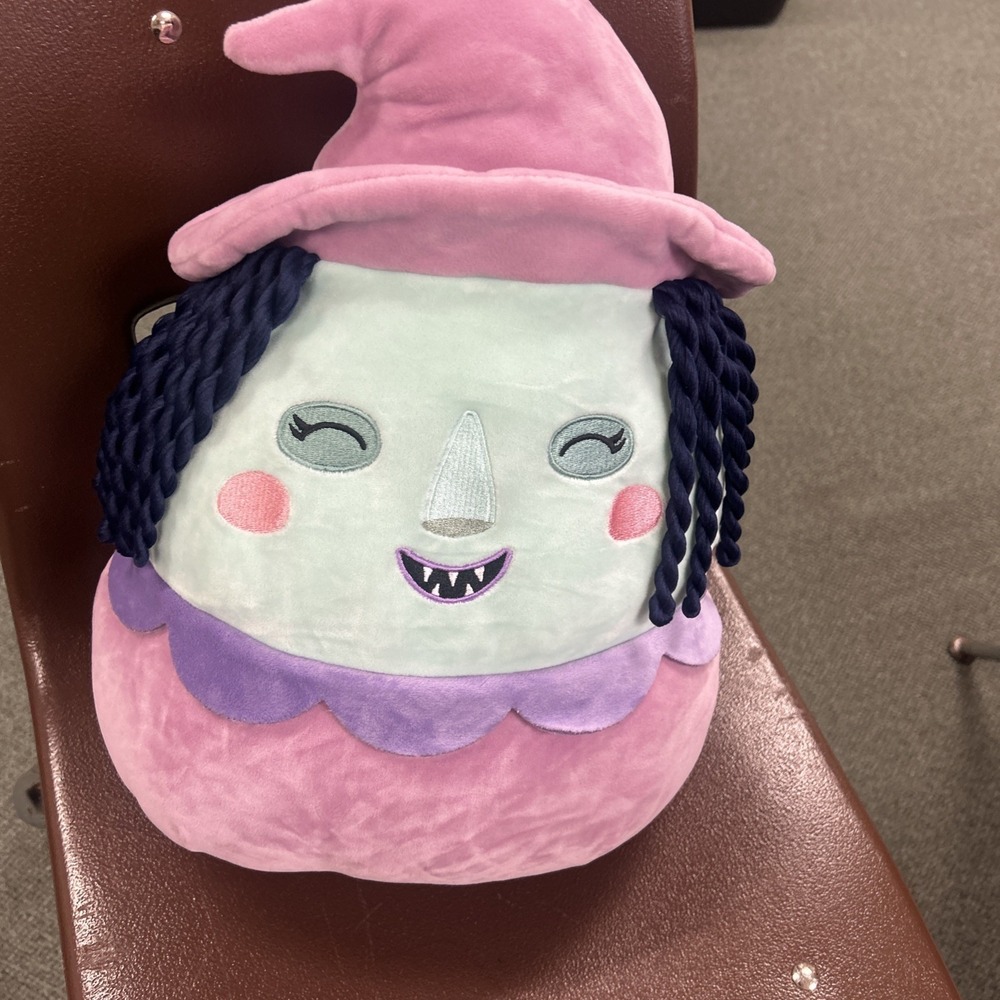 Squishmallows Shock 12" The Nightmare Before Christmas Disney Halloween Witch EC